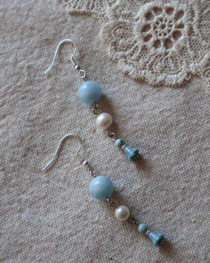 Ocean Necklace and Earring Set